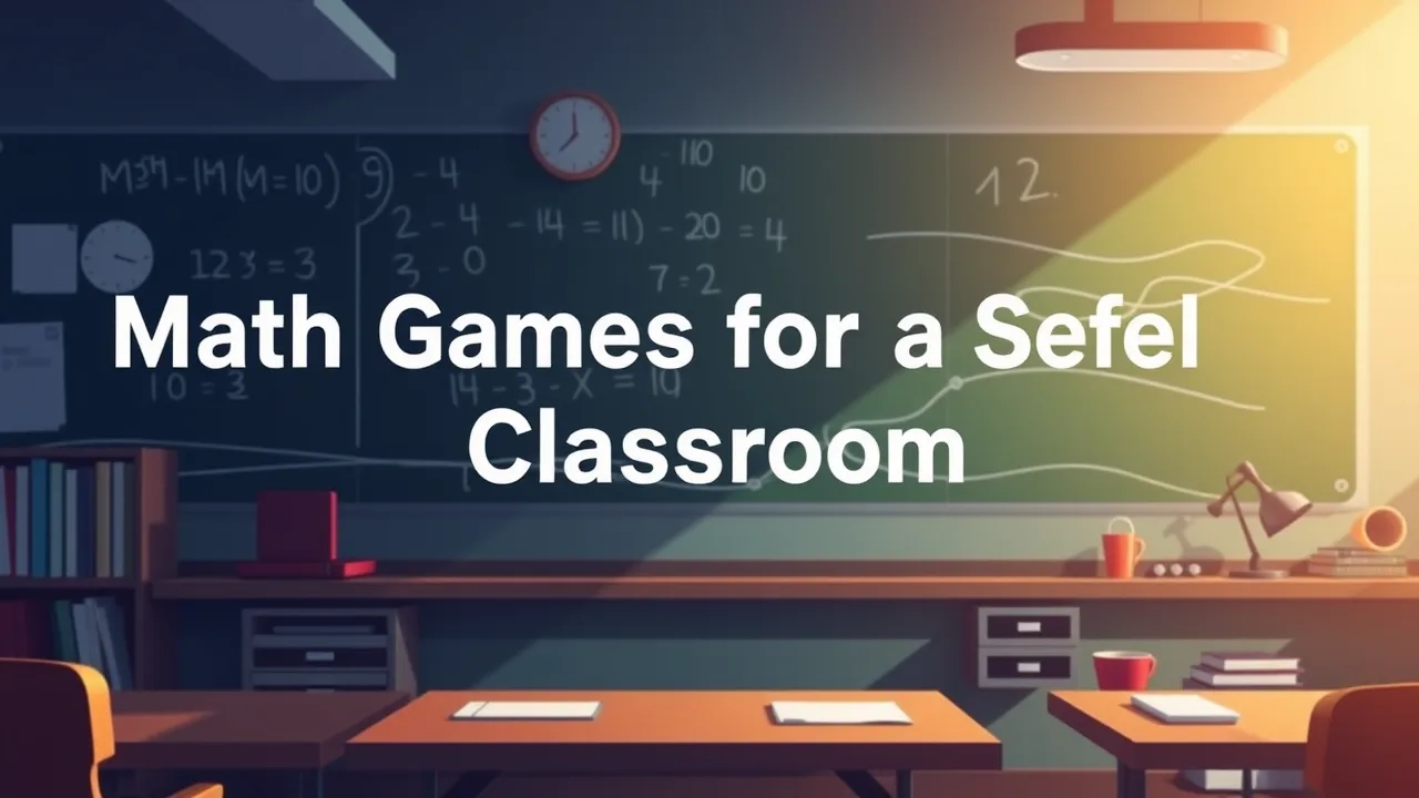 Math Games for a Safe Cool Classroom image