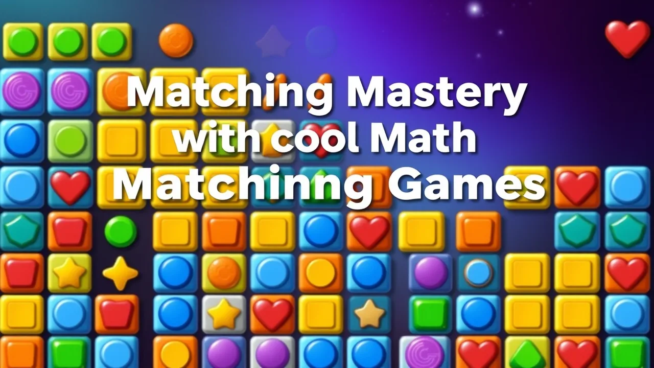 Matching Mastery with cool cool math matching games image