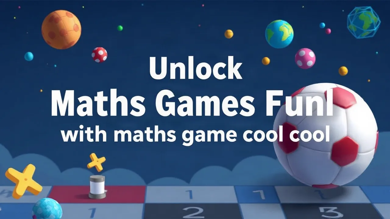 Unlock Math Fun with maths games cool image