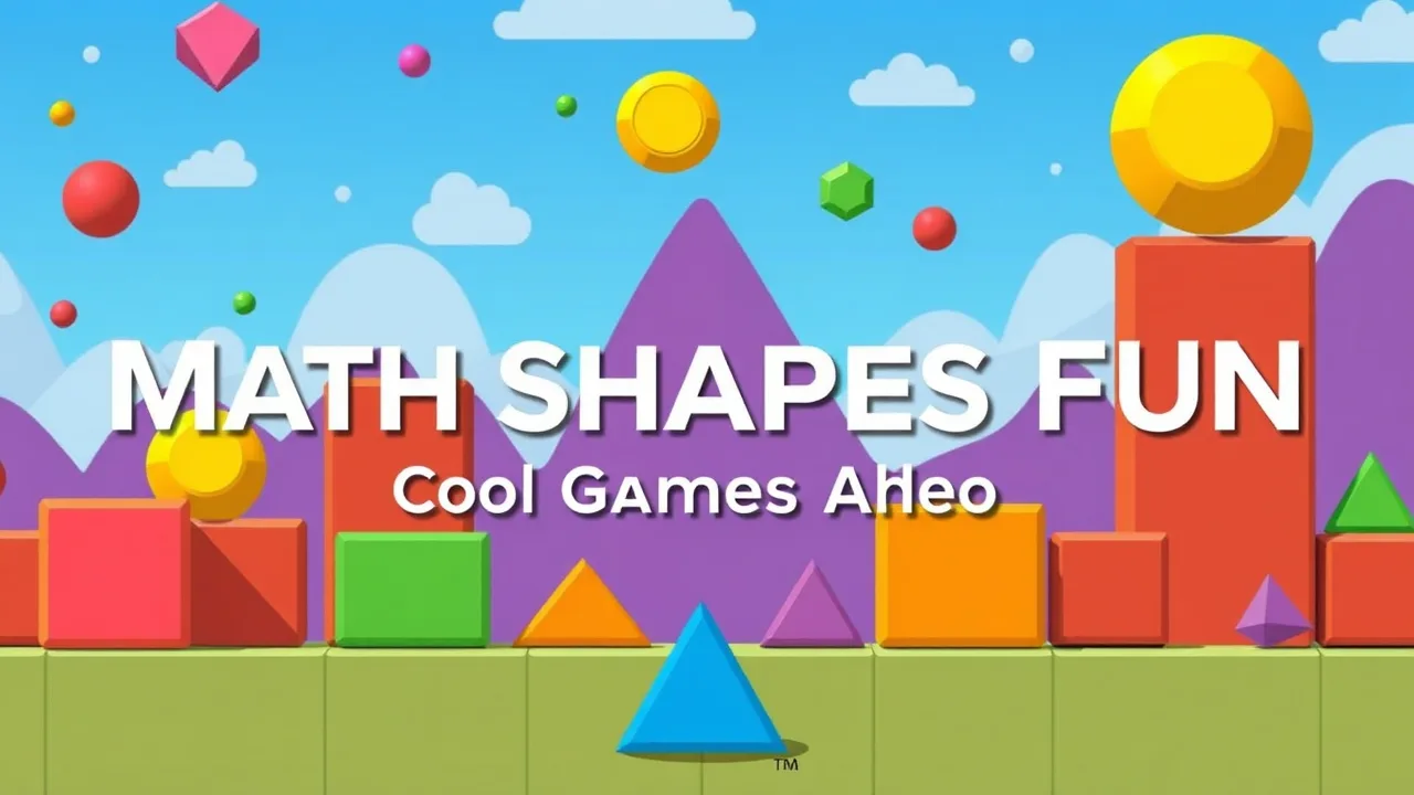 Math Shapes Fun: Cool Games Ahead image