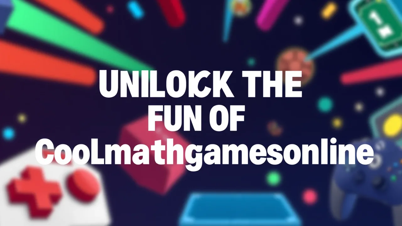 Unlock the Fun of Coolmathgamesonline image