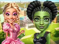 Witch And Fairy BFF background