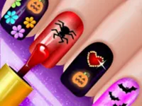 Glow Halloween Nails - Polish Color