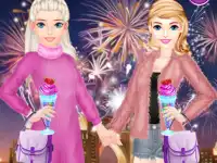 Bffs New Year Eve background