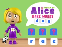 World of Alice   Make Words background