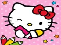 Color Paint By Number With Hello Kitty