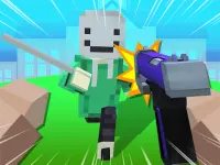 Block Craft 3D School background