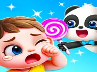 Baby Panda Emotion World background