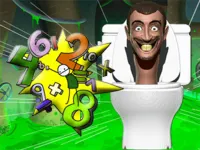 Skibidi Toilet Math Prank background