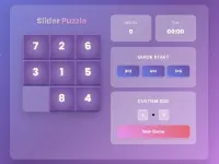 Sliding Number Puzzle – Classic Brain Teaser background