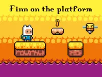 Finn on the platform background