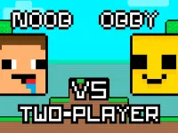 Noob vs Obby Two Player background