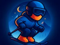 Crazy Snow Skier: Platformer background