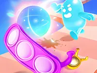Bubble run background