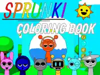 Sprunki Coloring Books background
