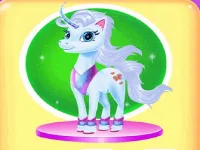 Unicorn Magic Dress Up background