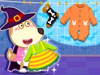 Kids Cleanup Yard background